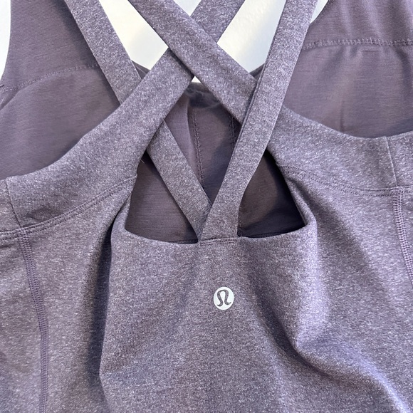 Lululemon Cross It Off Tank - 8 - Heathered Graphite Purple - Picture 6 of 12